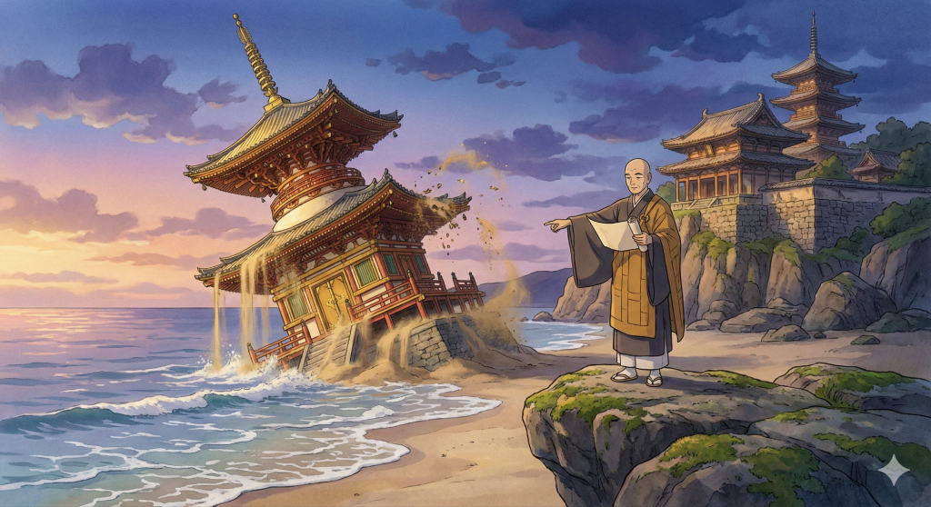 【大人の教養】もろく崩れ去る「砂上の楼閣」から学ぶ、心豊かに生きるための仏教的視点