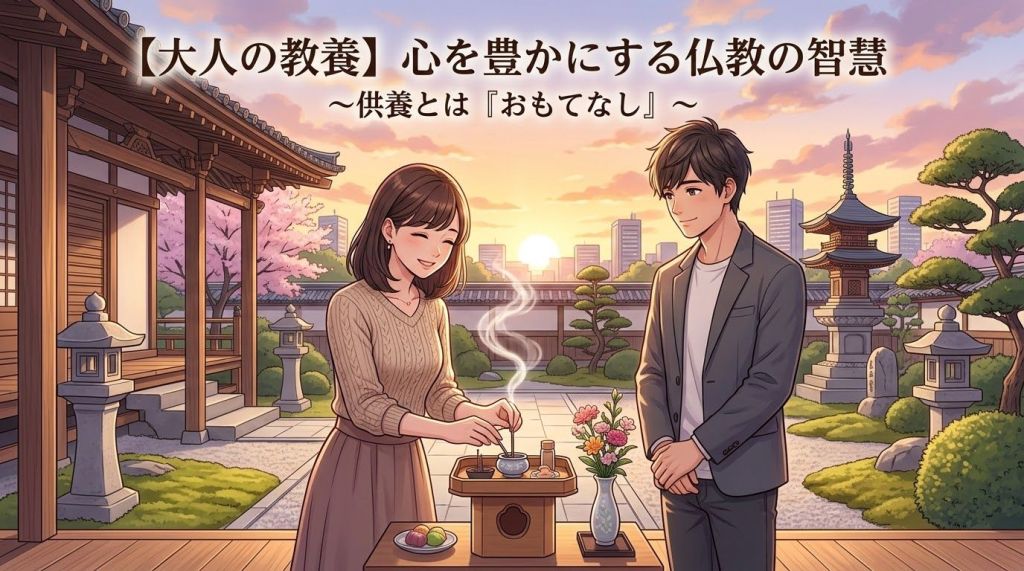 【大人の教養】私たちが日常で使う「供養」の本当の意味をご存知ですか?〜心を豊かにする仏教の智慧〜